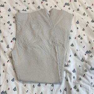 Calvin Klein Gray Checkered Women's Trousers